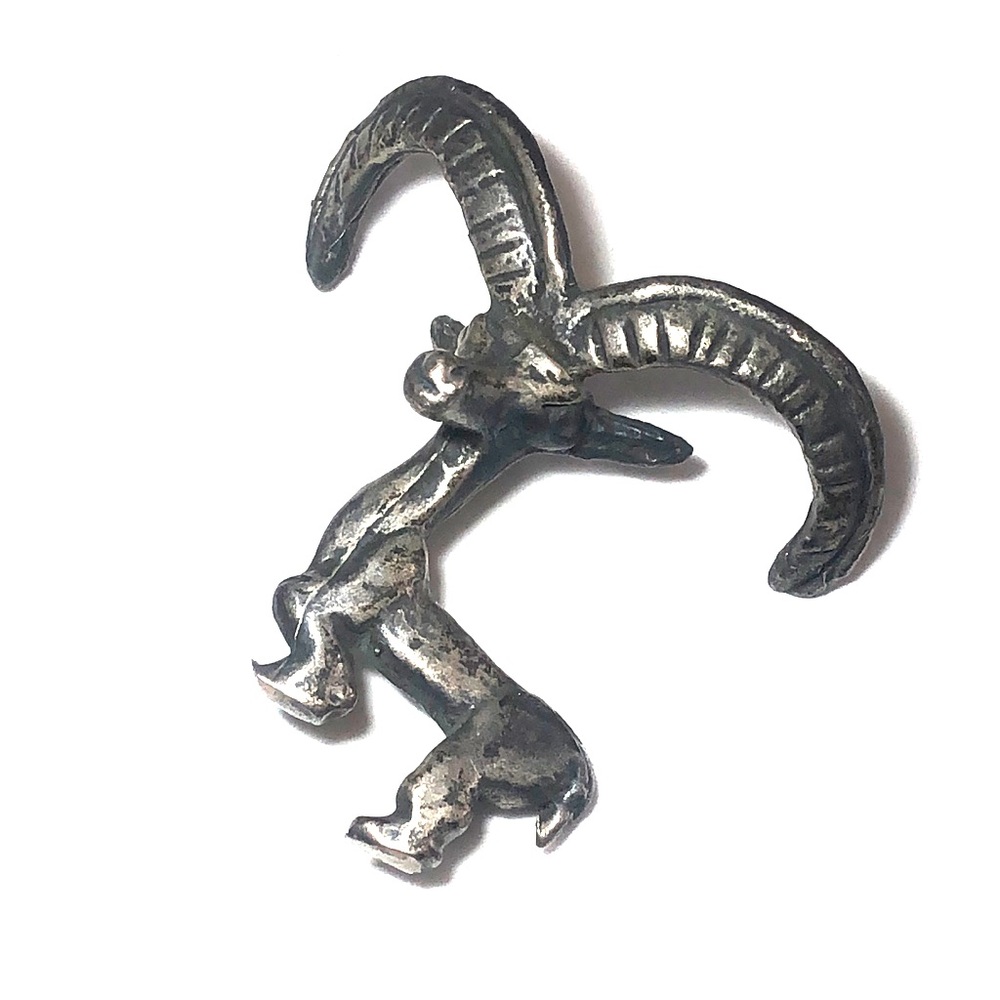 MMA NYC Goat Brooch Pin/Pendant VTG